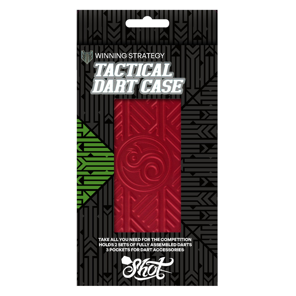 Shot Tactical Darts Case-Two Set Dart Wallet Red