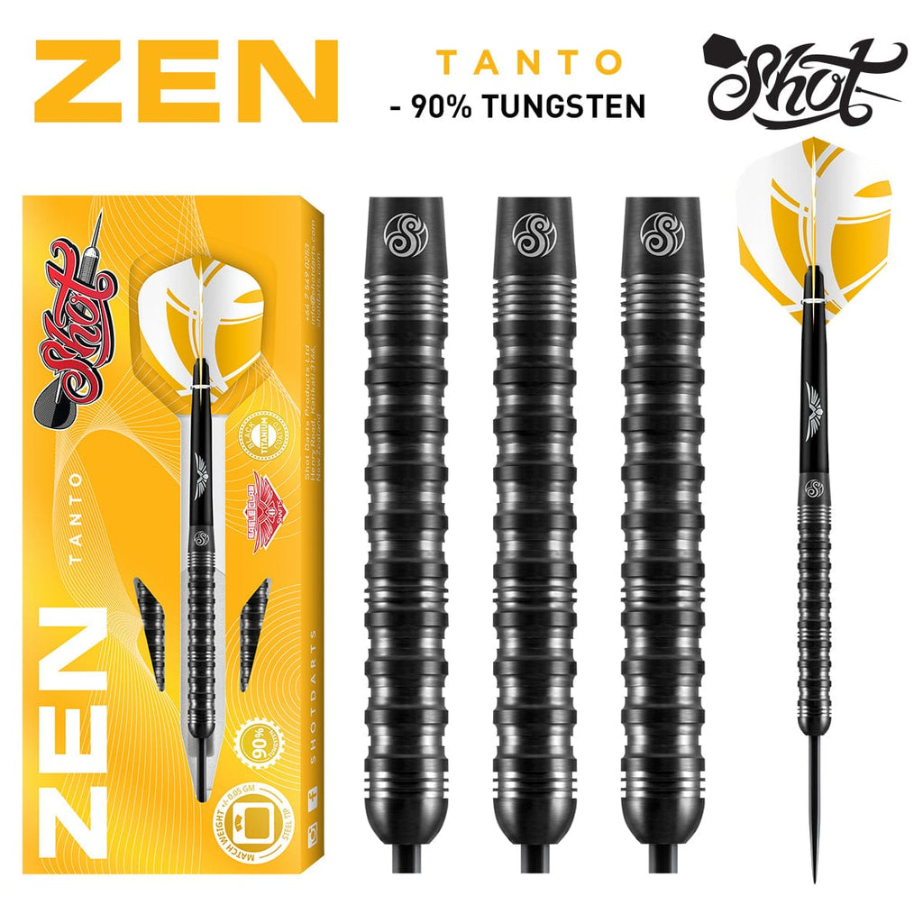 Zen Tanto Steel Tip Dart Set-90% Tungsten